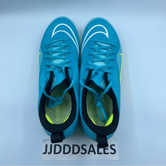 Nike Alpha Huarache 8 Pro LAX Lacrosse Cleats Turquoise CW4439-400 Men’s Sz 11.5 - Picture 5 of 9